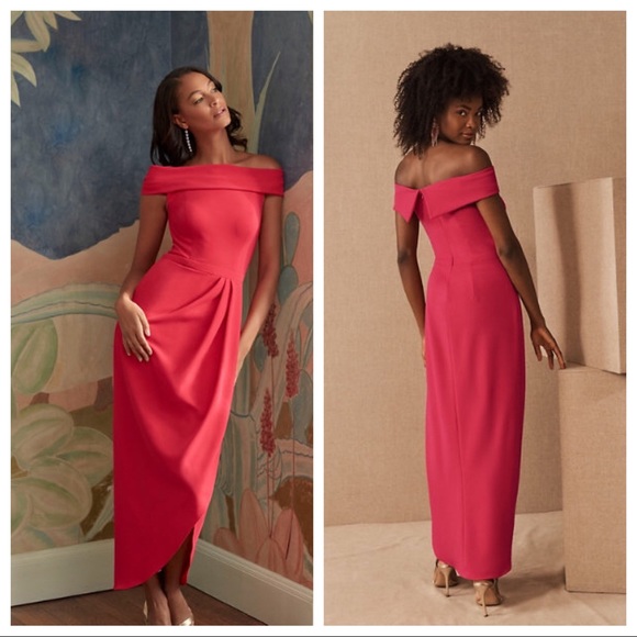 BHLDN Dresses & Skirts - NWT BHLDN THOMPSON OFF-SHOULDER CREPE DRESS Z414-6